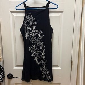 Alfani Black Dress with Subtle Texture